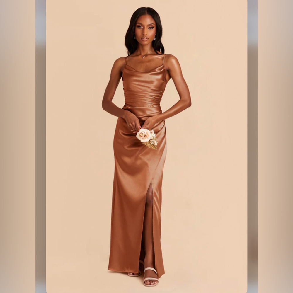 Birdy grey bridesmaid Lydia dress rust